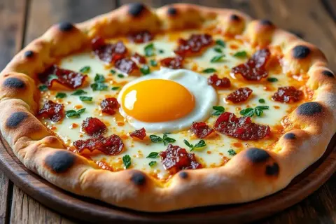 Pizza aux lardons : la recette inratable pour une pâte croustillante