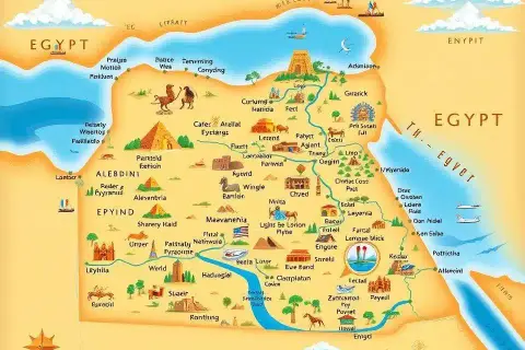 Gdzie leży Egipt? Mapa, kurorty i praktyczne wskazówki dla turysty