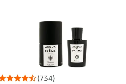 Elegancka czarna butelka i opakowanie Acqua di Parma Colonia Essenza.