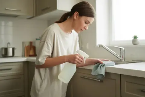 Czym myć szafki kuchenne z połyskiem, aby nie zniszczyć ich blasku?