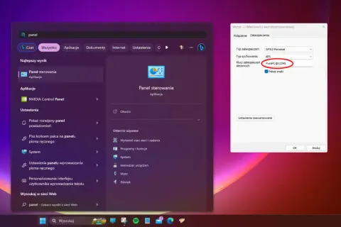 Jak sprawdzić hasło WiFi Windows 11: otwórz Panel sterowania, przejdź do Zabezpieczeń sieci bezprzewodowej i zobacz klucz sieciowy.