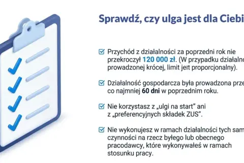 Lista kontrolna: czy Twój mały ZUS plus działa? Sprawdź, jak długo możesz korzystać z ulgi.