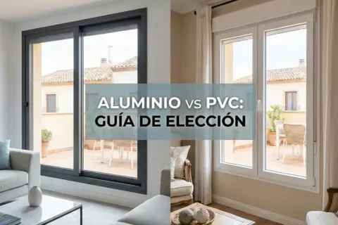 Comparativa de ventanas de aluminio y PVC, una guía para elegir las ventanas sostenibles ideales para tu hogar.