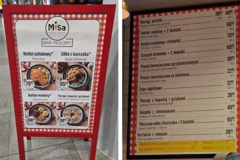 Polski bar mleczny Misa oferuje tradycyjne dania. Sprawdź opinie o polnym barze mlecznym i jego menu!