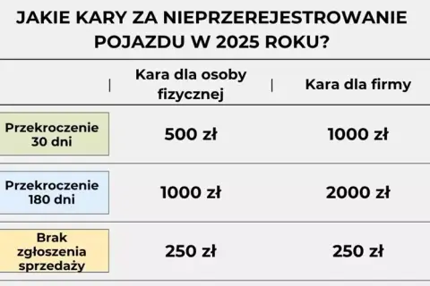 Konsekwencje nieterminowego przerejestrowania samochodu – terminy i obowiązki