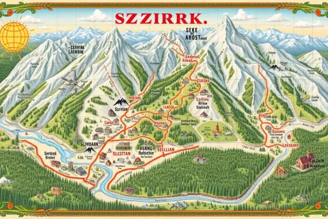 Szczyrk trasy rowerowe mapa - znajdź idealne szlaki dla siebie