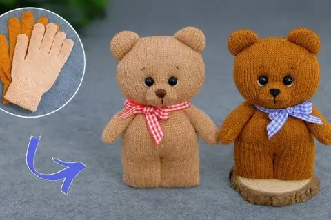Miś ze skarpetki: Zrób go sam, nawet bez szycia!