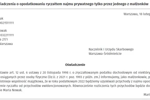 Jak zapłacić ryczałt za wynajem i uniknąć problemów z fiskusem