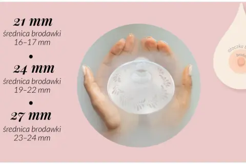 Dobór odpowiedniego rozmiaru lejka to klucz do sukcesu, by jak rozkręcić laktację. Rozmiary 21, 24, 27 mm.