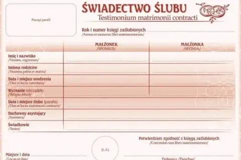 Jakie dokumenty do ślubu kościelnego? Pełny przewodnik i checklist