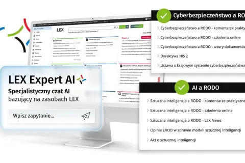 LEX Expert AI, specjalistyczny czat AI bazujący na zasobach LEX, pomaga w zrozumieniu cyberbezpieczeństwa i RODO.