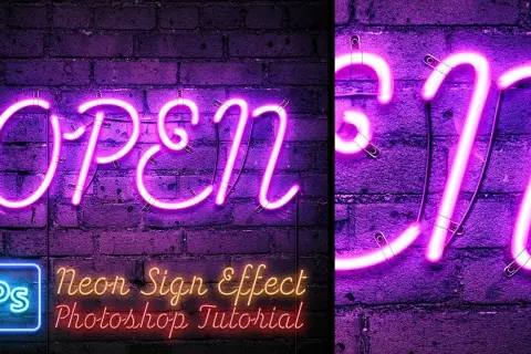 Photoshop: Efekt neonu krok po kroku stwórz blask jak prawdziwy!