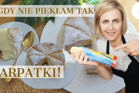Prosty przepis na karpatkę z ciastem francuskim, który zachwyci wszystkich