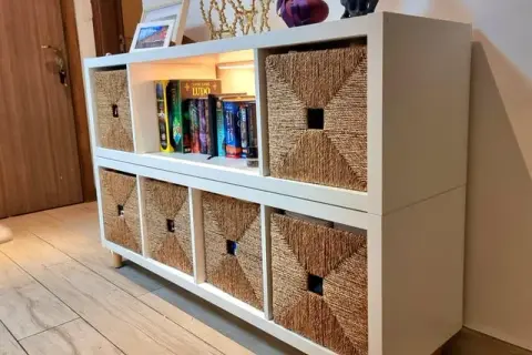 Kreatywne przeróbki kallax DIY, które odmienią Twoje wnętrze