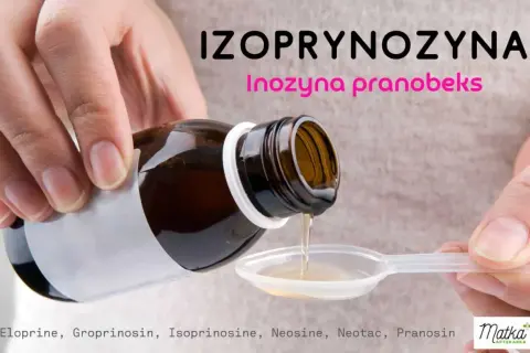 Syrop neosine syrop dla dzieci. Izoprynozyna, inozyna pranobeks w płynie, gotowe do podania.