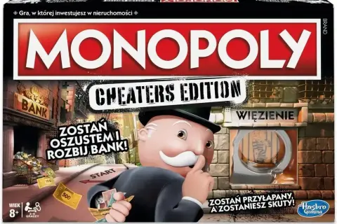 Monopoly Cheaters Edition: czy wiesz, po ile pieniędzy rozdaje się w Monopoly? Bank jest pełen gotówki, a gracze mogą próbować go okraść!