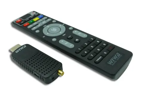 Odbiornik DVB-T i pilot marki Wiwa – nowoczesne rozwiązanie dla telewizji naziemnej bez anteny.