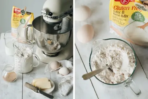 Sekret idealnych ciast drożdżowych: Domowy mix bezglutenowy