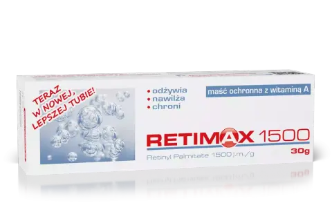 Retimax 1500 opinie: maść ochronna z witaminą A, która odżywia, nawilża i chroni. Teraz w nowej, lepszej tubie!