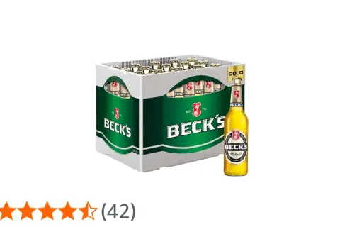 Skrzynka piwa Beck's Gold, 20 butelek po 0,5L. Ile waży skrzynka piwa z butelkami? To pytanie zadaje sobie wielu.