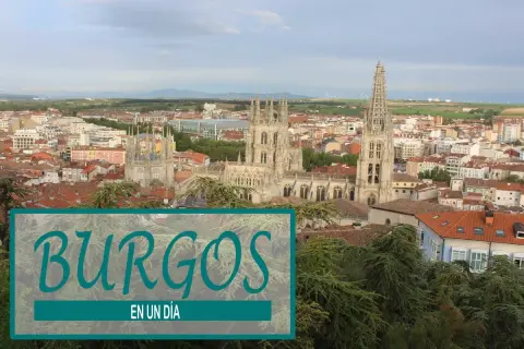 Vista panorámica de la Catedral de Burgos y el casco antiguo. Descubre qué ver en Burgos y alrededores para una visita inolvidable.