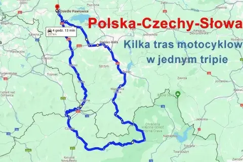 Trasy motocyklowe Czechy: Winkle, winnice i Pekelné doly bez winiety