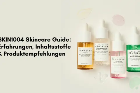 Vier Ampullen mit Centella Asiatica Extract von SKIN1004, die für ihre pflegenden Eigenschaften bekannt sind.