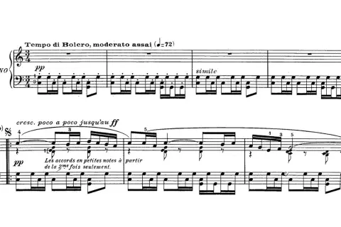 Bolero Ravel partytura - Znajdź idealne nuty dla siebie