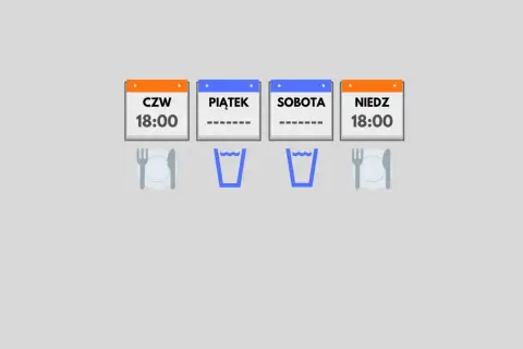 Dieta oczyszczająca 3-dniowa przepisy: czwartek, piątek, sobota, niedziela. Czas posiłków 18:00.