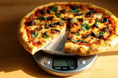 Ile waży pizza 50 cm? Poznaj fakty i zaskocz się!
