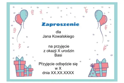 Jak wypisać zaproszenie na urodziny? Wzory i porady Sary Sokołowskiej
