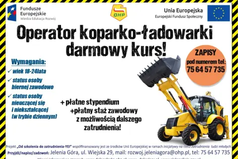 Ile trwa kurs na koparko ładowarkę? Sprawdź ważne szczegóły!