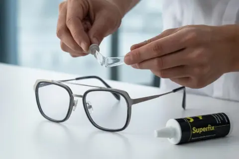 Złamane okulary? Jak skleić oprawki i kiedy do optyka.