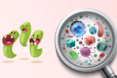 Microbi sotto ingrandimento, un promemoria visivo per capire come prevenire la legionella in casa e proteggere la salute.
