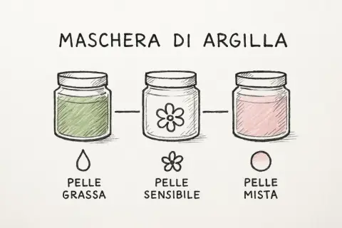 Maschere di argilla bianca per pelli grasse, sensibili e miste. Scopri le proprietà!