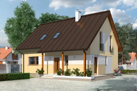 Brązowy dach jaka elewacja - idealne kolory, które zachwycą każdego