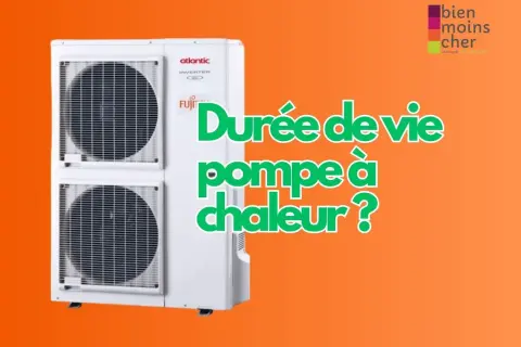 Unité extérieure de pompe à chaleur. Découvrez la durée de vie d'une pompe à chaleur pour un confort durable.