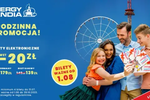 Ile kosztuje bilet rodzinny w Energylandii? Cennik i zniżki