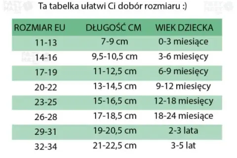 Skarpetki 23-26: Jaki wiek i długość stopy? Poradnik mamy!