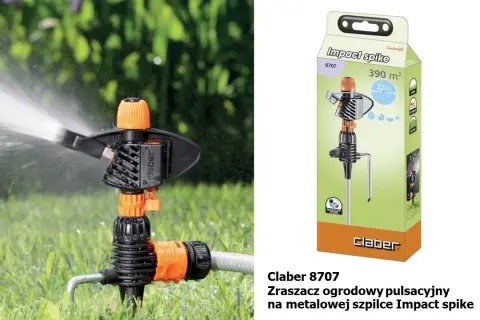 Jak działa zraszacz pulsacyjny? Sekret dużych trawników.