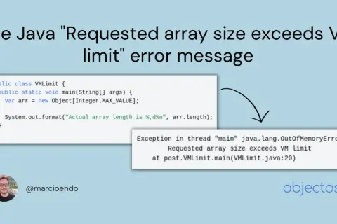 Erreur Java : taille d'un tableau Java dépassant la limite VM. Le code tente de créer un tableau trop grand.
