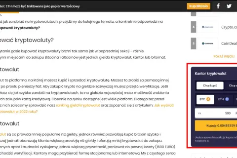 Gdzie kupić kryptowaluty? Przewodnik po giełdach i kantorach