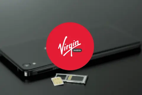 Karta SIM mini 3 virgin kod gotowa do włożenia do telefonu.