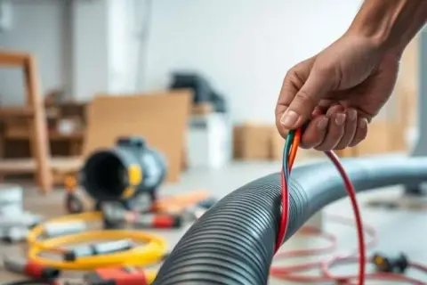 Jak przeciągnąć kabel przez peszel bez uszkodzeń i frustracji