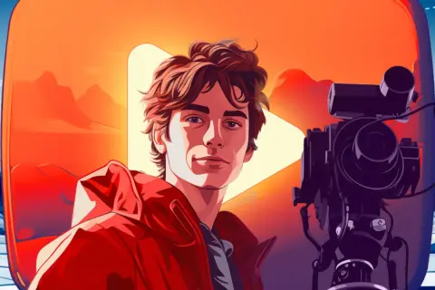 Młody twórca z kamerą, gotowy na nowy film. To dopiero teaser!