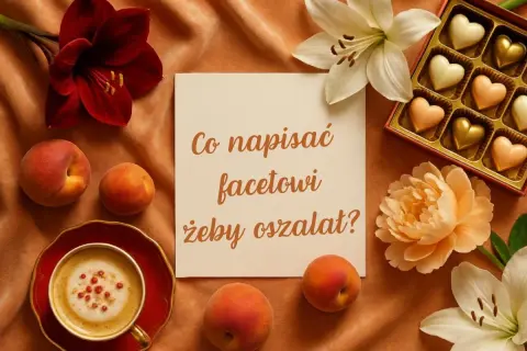 Słodkie serca, brzoskwinie i kawa. Jak napisać facetowi, żeby oszalał z radości?