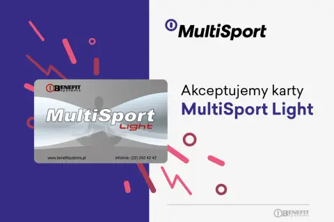 Karta MultiSport Light z informacją o akceptacji. Sprawdź, ile wejść oferuje Twoja karta.