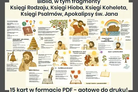 Księga Rodzaju, co to? Ilustracje biblijne: Wieża Babel, prorocy, potop, Apokalipsa. Biblia jako literatura.