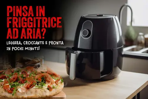 Pinsa-Teig in der Heißluftfritteuse? Lecker, knusprig und schnell zubereitet.