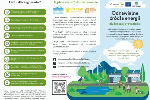 Odnawialne źródła energii to czysta przyszłość. Zmniejsz rachunki i dbaj o planetę, korzystając z wiatru, słońca i wody.